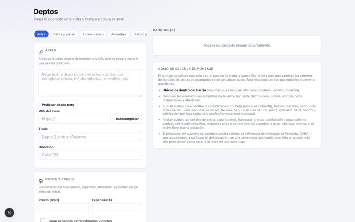 Apartment Search Ranker